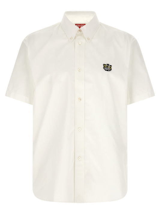 Kenzo White Cotton Blouse