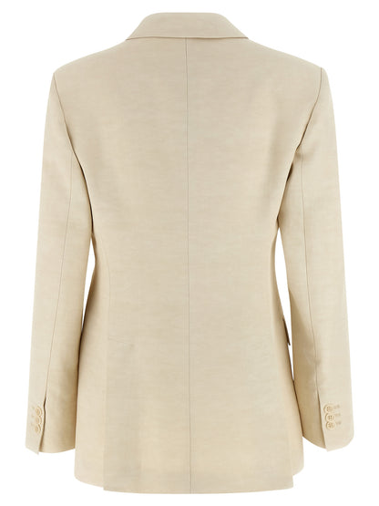 P.A.R.O.S.H. Beige Viscose Blazer