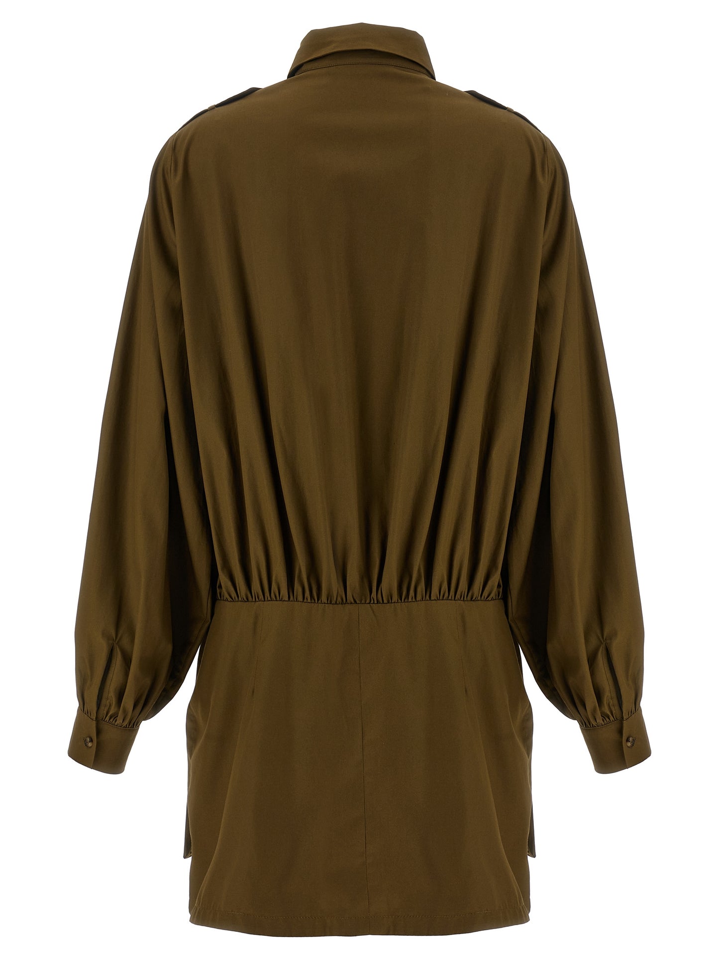 7 For All Mankind Brown Cotton Short Dress