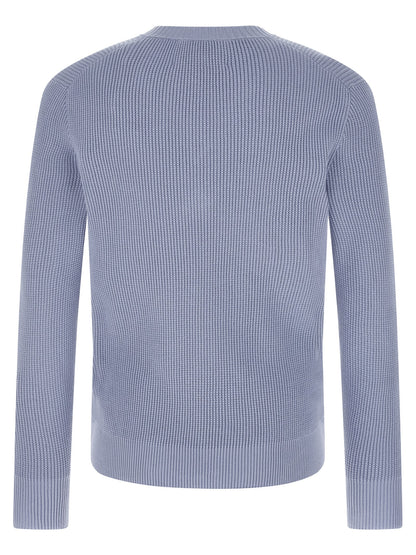 Ballantyne Blue Cotton Cardigan