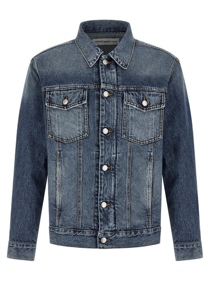 Department 5 Blue Cotton Denim Jacket