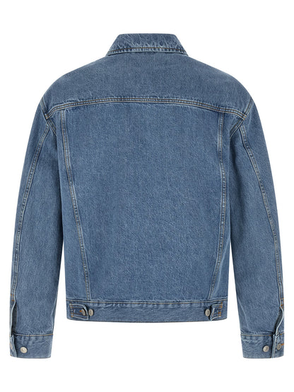 Dries Van Noten Blue Cotton Denim Jacket