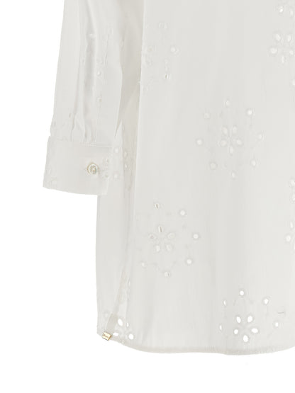 Herno White Cotton Blouse