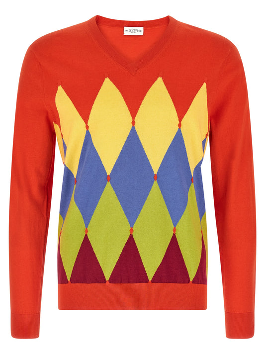 Ballantyne Multicolor Cotton Cardigan