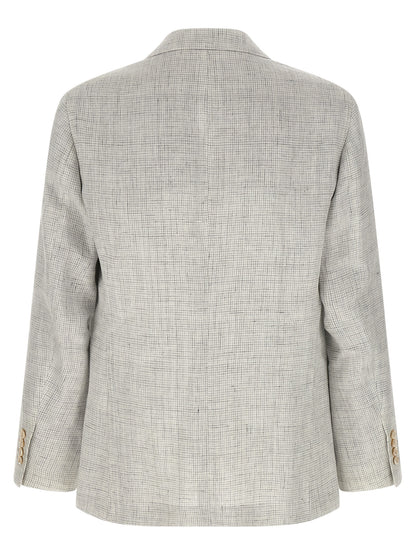 Brunello Cucinelli Beige Linen Blazer
