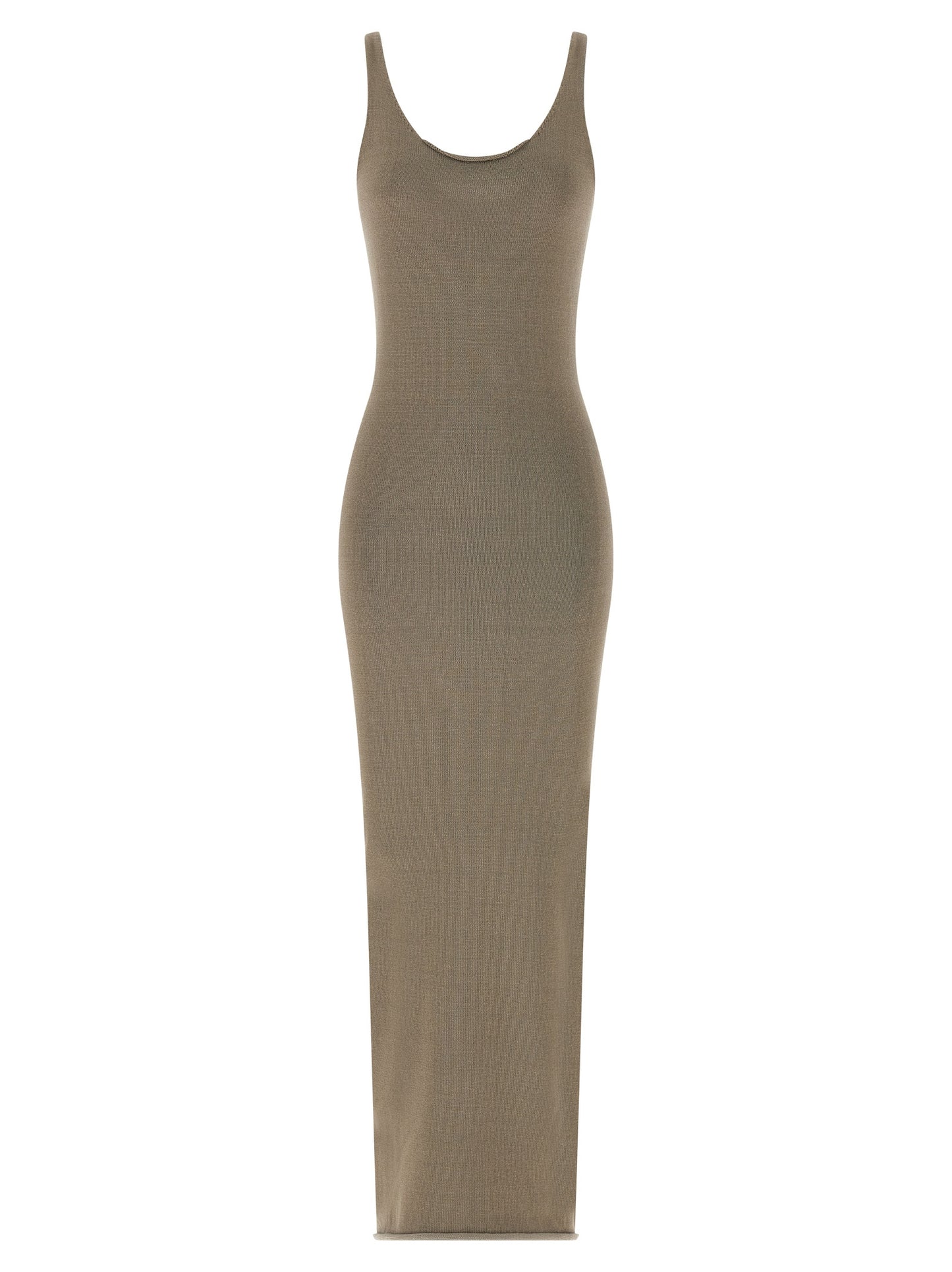 Entire Studios Beige Cotton Midi Dress