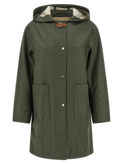 Herno Bicolor Linen Coat