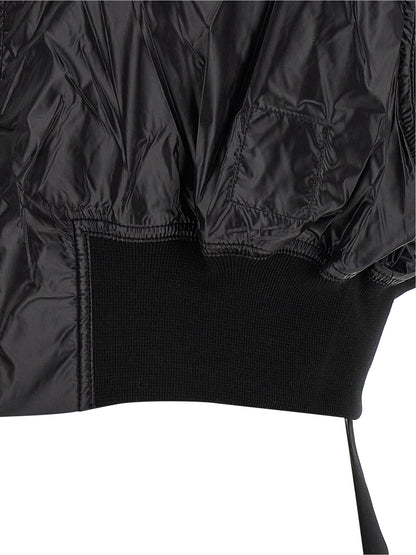 DRKSHDW Black Nylon Sleeveless Jacket