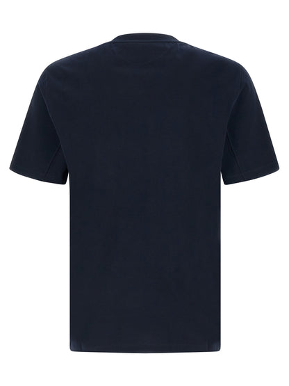 Brunello Cucinelli Blue Cotton T-Shirt