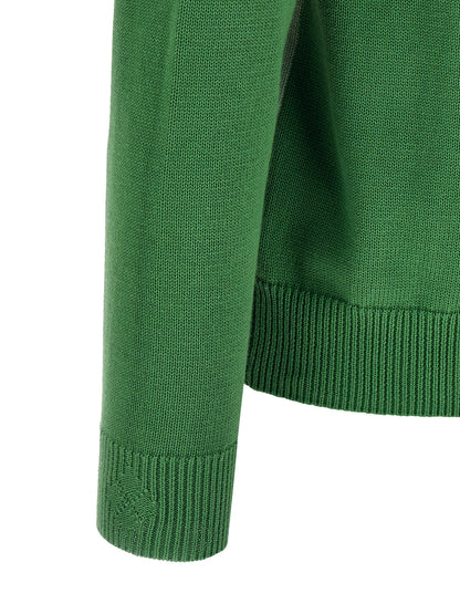 Ballantyne Bicolor Cotton Cardigan