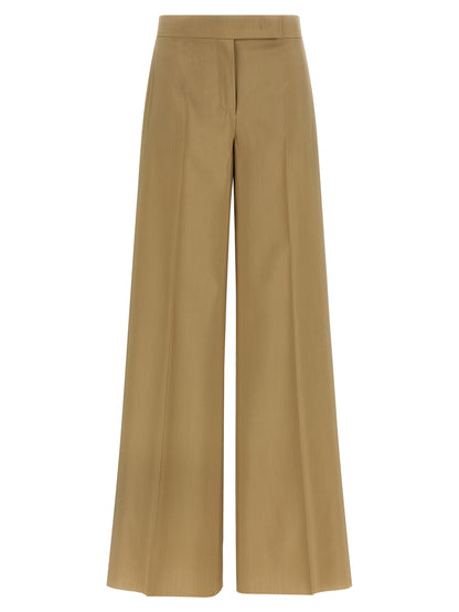 Max Mara Beige Virgin Wool Dress Pants