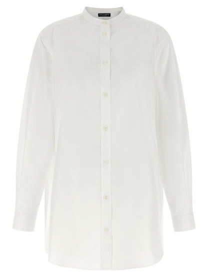 Dolce & Gabbana White Cotton Blouse
