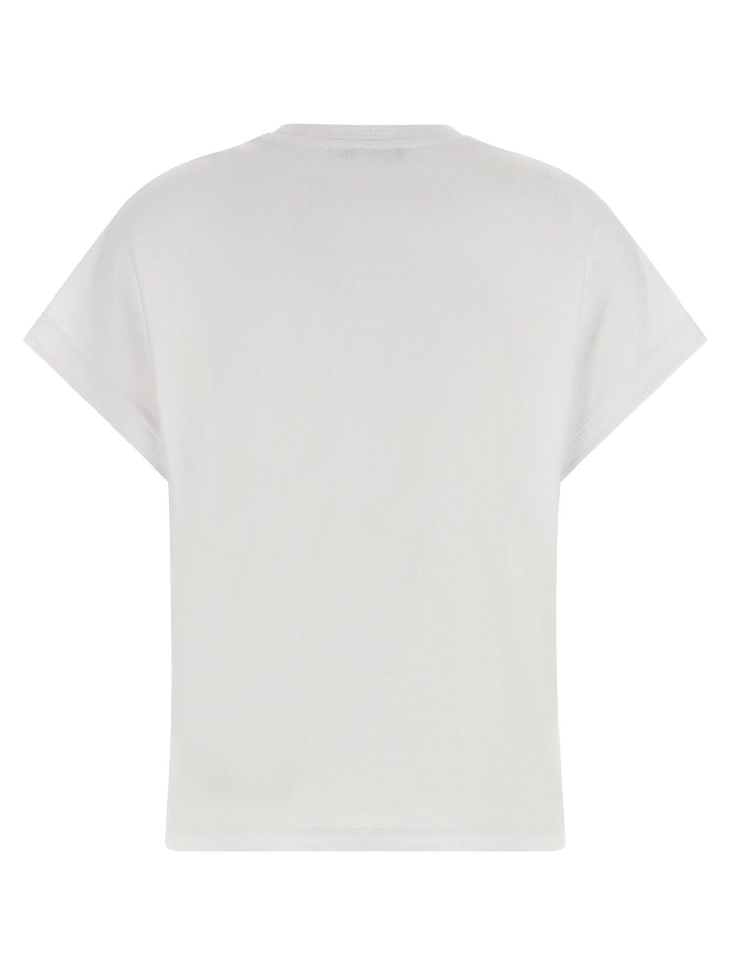 Balmain White Cotton T-Shirt