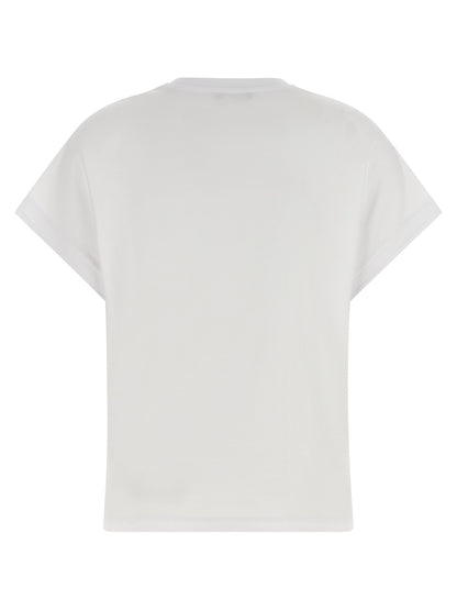 Balmain White Cotton T-Shirt
