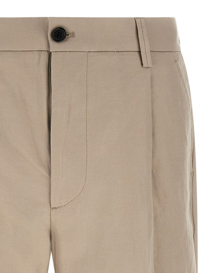Department 5 Beige Cotton Casual Pants