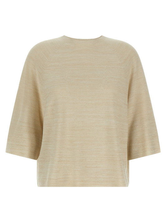 Fabiana Filippi Gold Cotton Cardigan