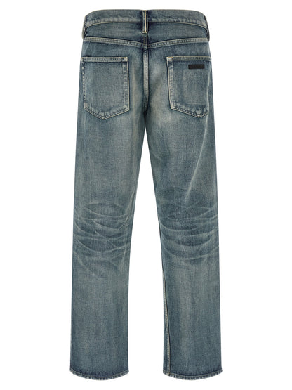 Fear Of God Blue Cotton Straight-Leg Jeans