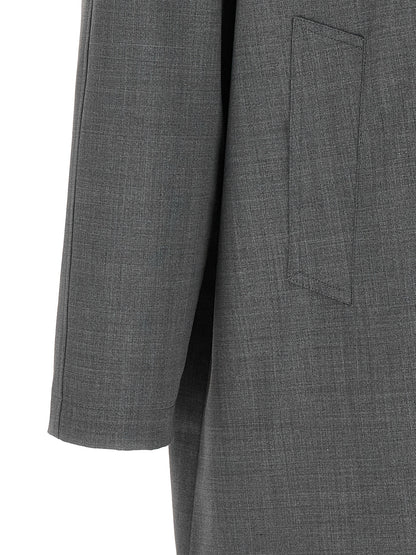 Overcoat by Herno for men in polyester wool multicolor presents a luxurious silhouette, showcasing a luxurious and sophisticated water-resistant, lightweight & pockets for a premium, luxurious look.