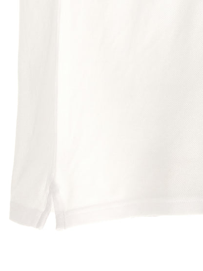 Maison Kitsuné White Cotton Polo Shirt
