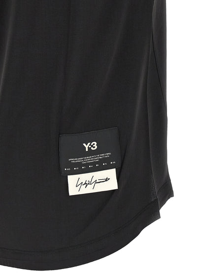 Y-3 Black Polyester T-Shirt