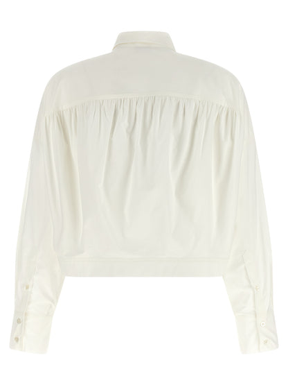 PINKO White Cotton Blouse