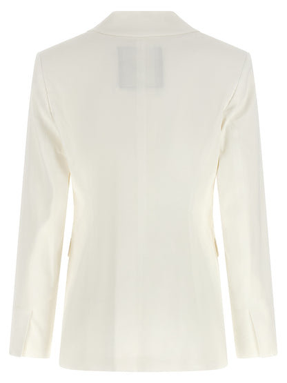PINKO White Linen Blazer