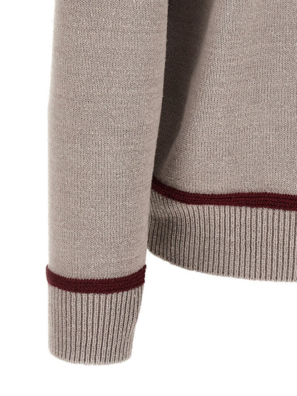 Junya Watanabe Gray Silk Cardigan