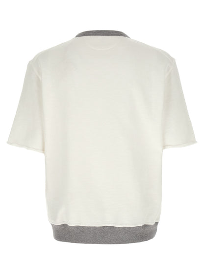 Brunello Cucinelli White Cotton Sweatshirt