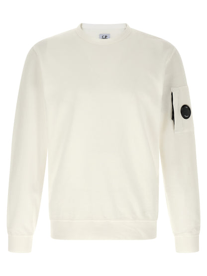 C.P. Company White Cotton Sweatshirt