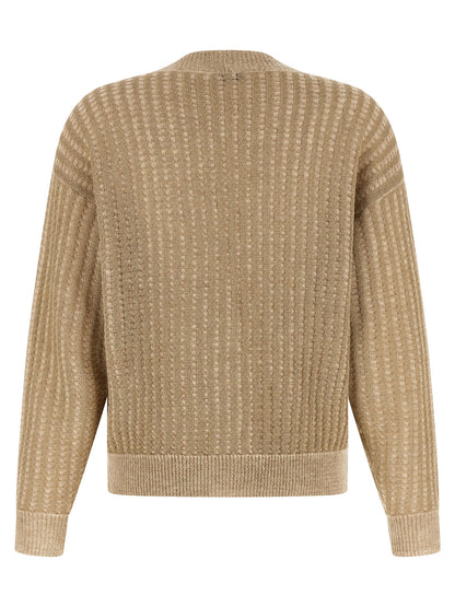 Peserico Beige Viscose Cardigan