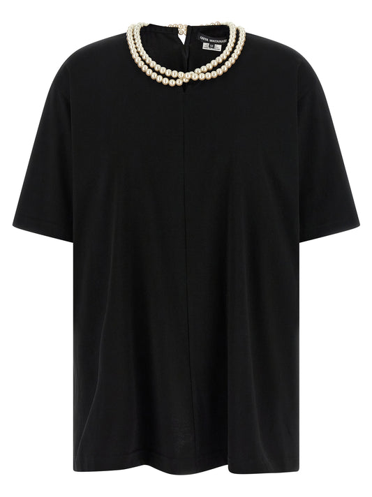 Junya Watanabe Black Cotton T-Shirt