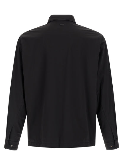 Herno Black Polyamide Shell Jacket