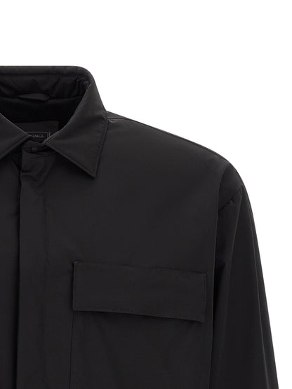 Herno Black Polyamide Shell Jacket