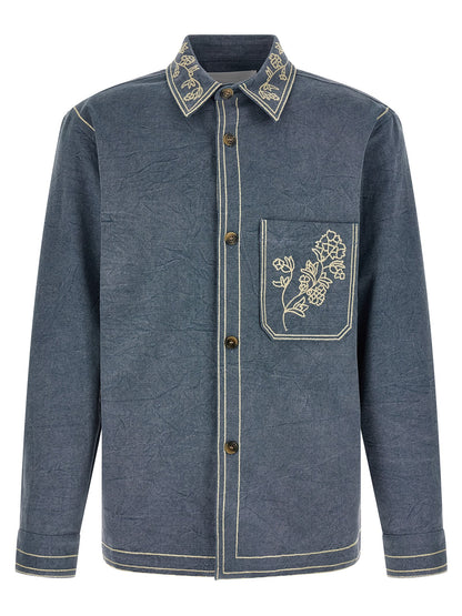 Isabel Marant Blue Cotton Blouse