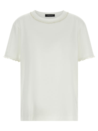 Fabiana Filippi White Cotton T-Shirt