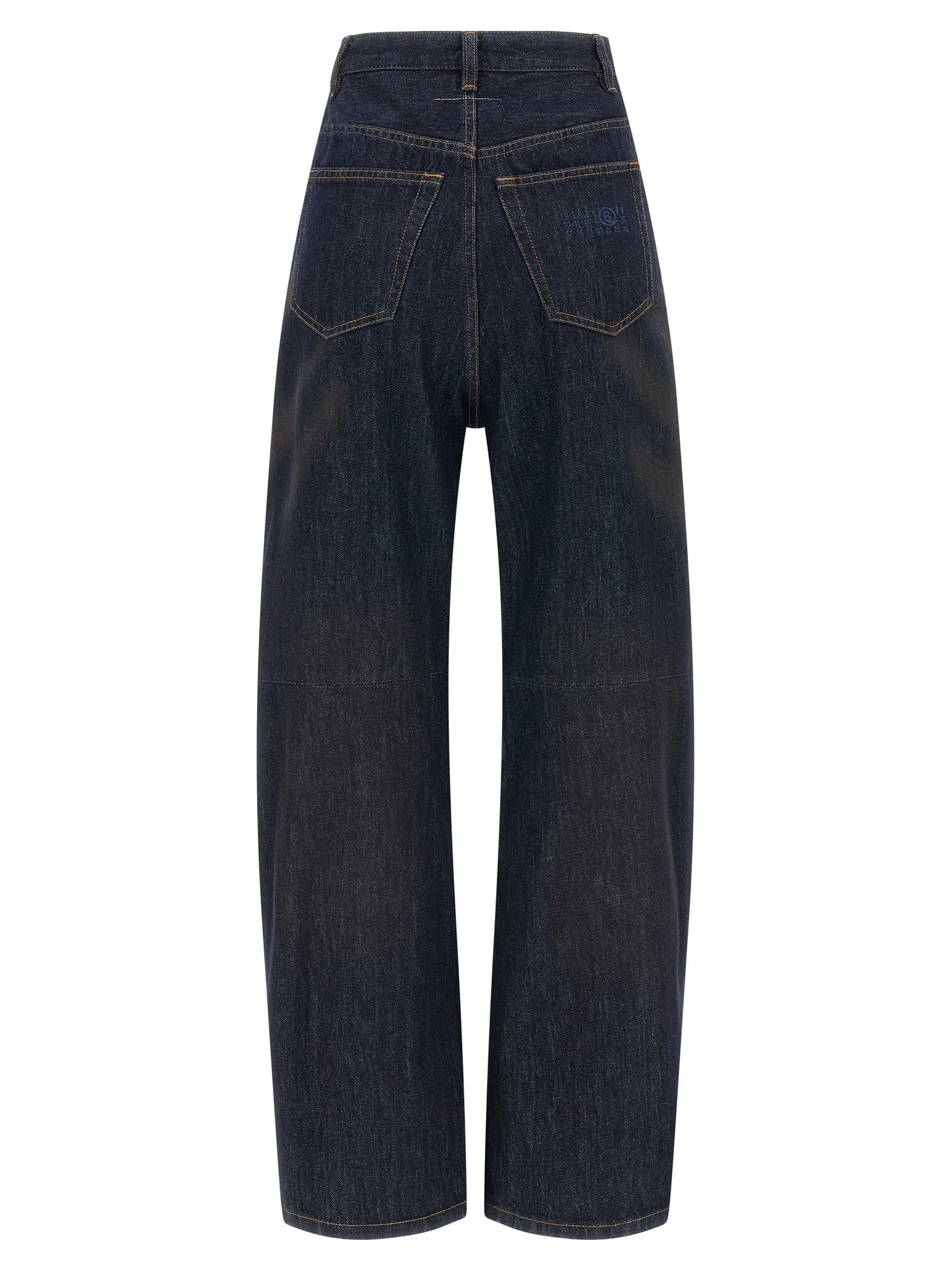 MM6 Maison Margiela Blue Cotton High-Waisted Jean