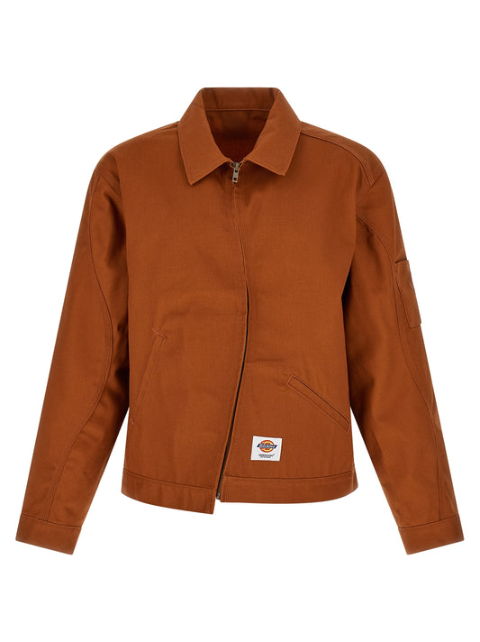 Undercover Men's Polyester Cotton Twill Windbreaker Jacket - Brown