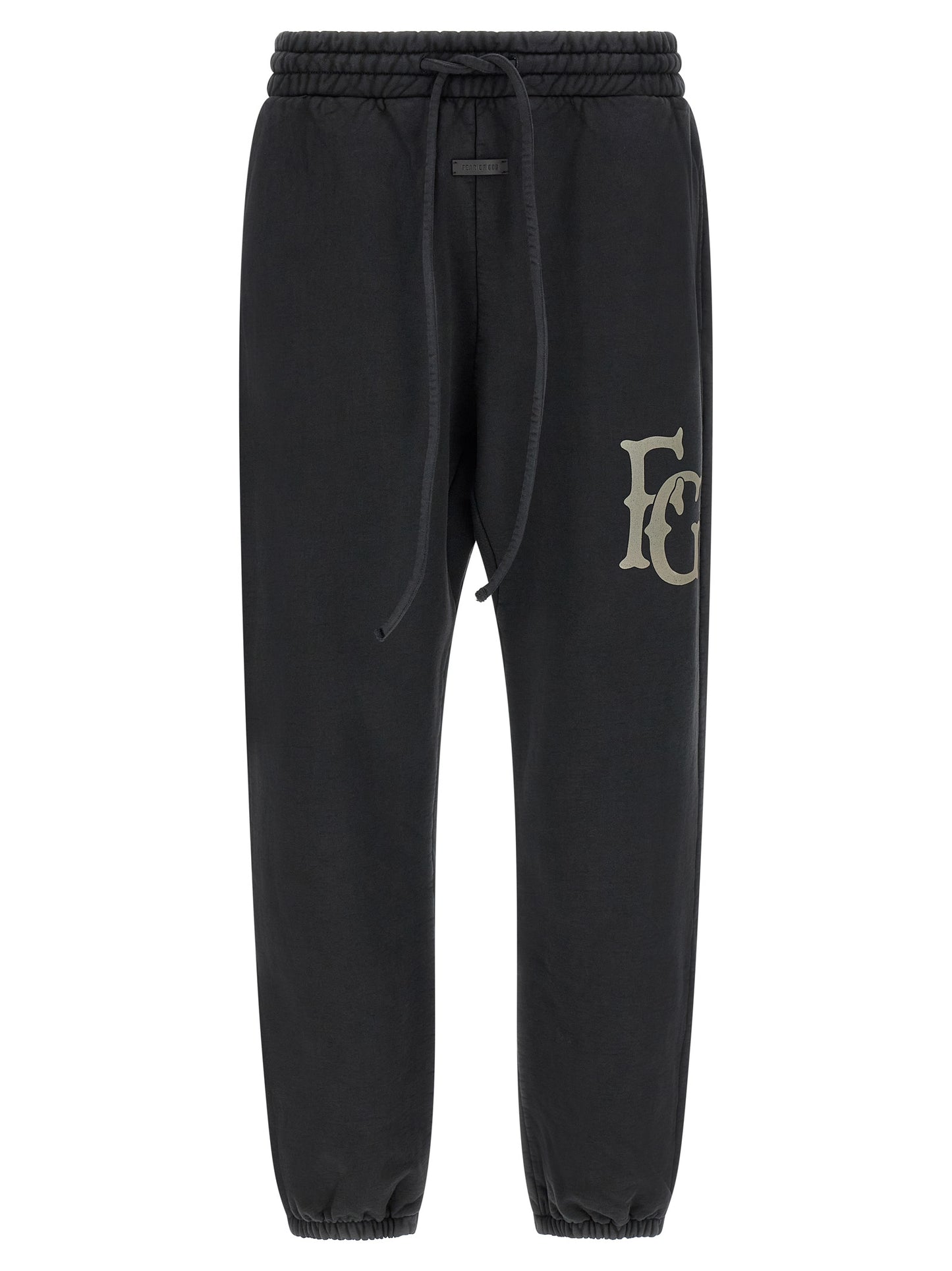 Fear Of God Black Cotton Joggers (Workout Pants)