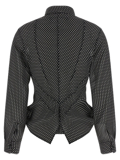 Junya Watanabe Bicolor Polyester Blouse