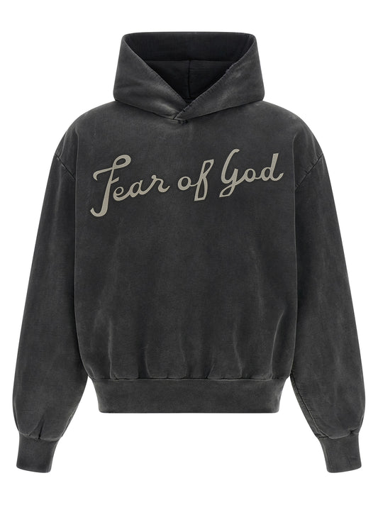 Fear Of God Black Cotton Sweatshirt