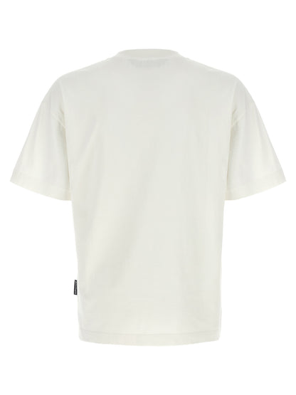 Palm Angels White Cotton T-Shirt