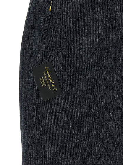 Undercover Blue Cotton Jeans Denim