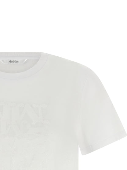 Max Mara White Cotton T-Shirt