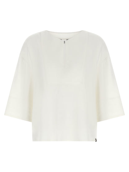 Max Mara White Linen Blouse