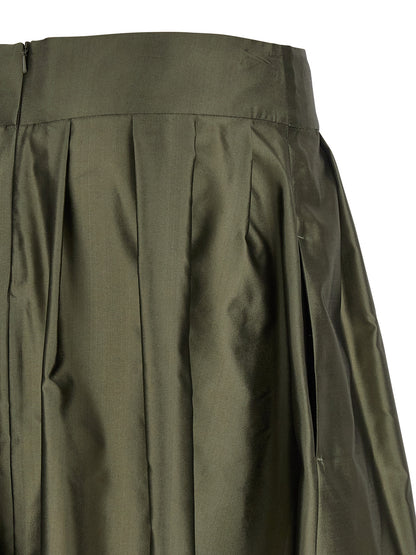 'S Max Mara Bicolor Polyester Mini Skirt