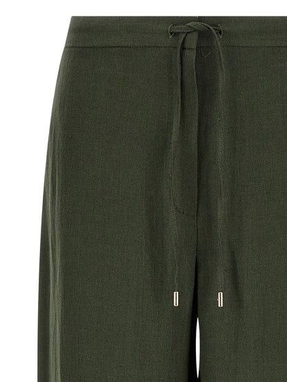 Max Mara Bicolor Linen Casual Pants