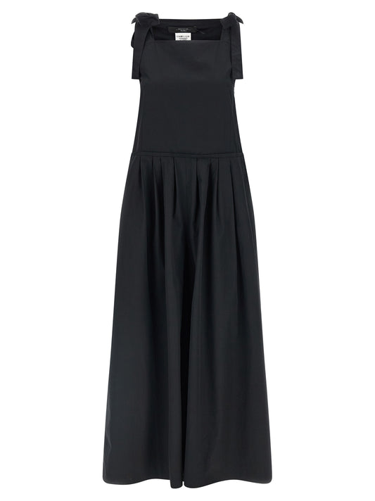 One-Piece by Max Mara for women in cotton black showcases a beautiful silhouette, elegantly detailed with a beautiful sleeveless and square neckline for a sophisticated, beautiful finish.