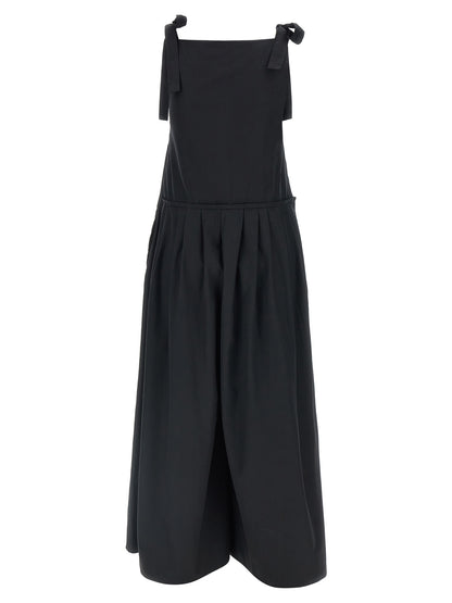 Max Mara Black Cotton Jumpsuit