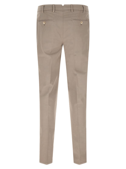 Brunello Cucinelli Beige Cotton Casual Pants