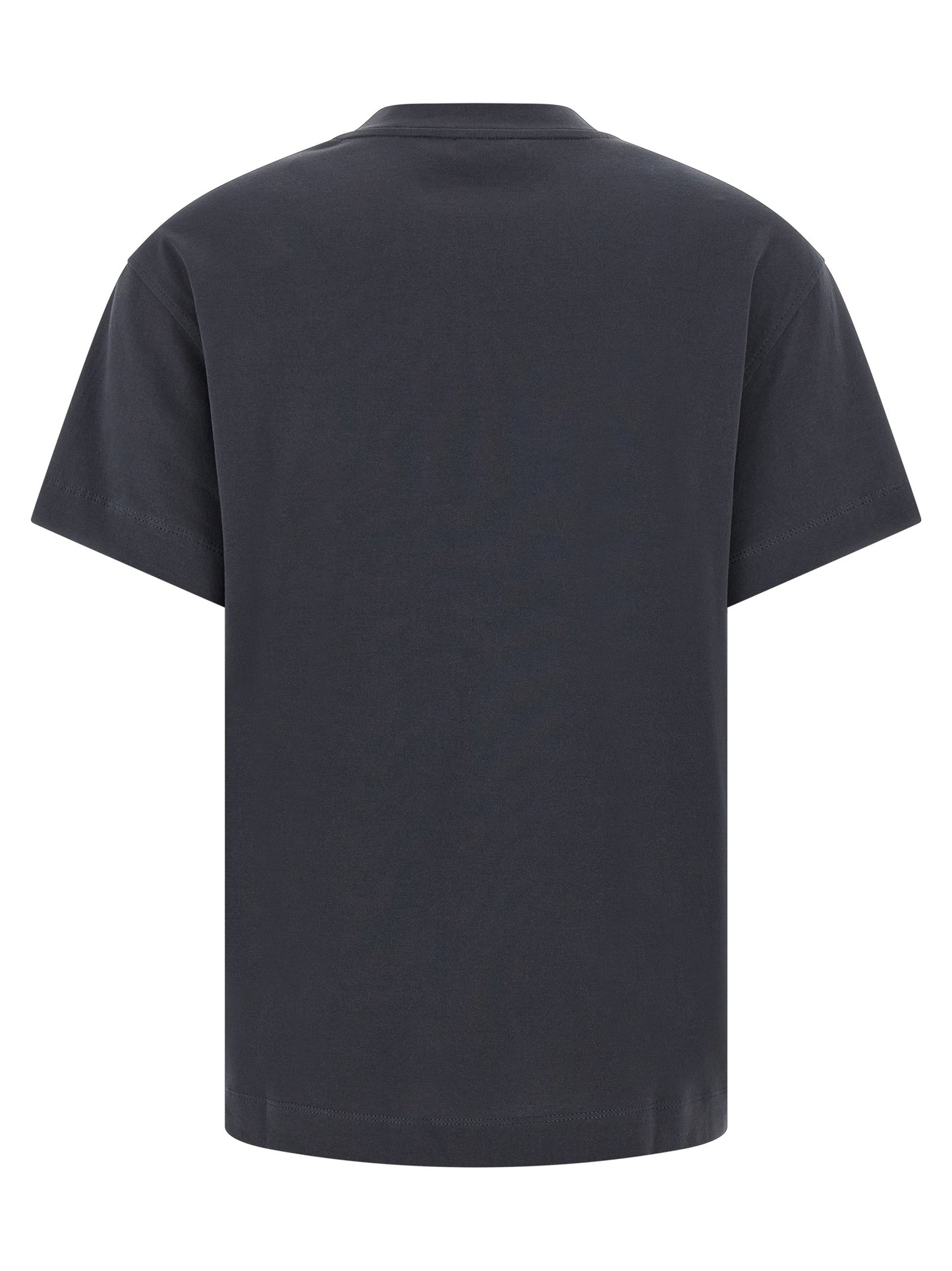 T-Shirt by Brunello Cucinelli for women in cotton blue features an on trend silhouette, perfectly showcasing a on trend and crew neckline for an elevated aesthetic.